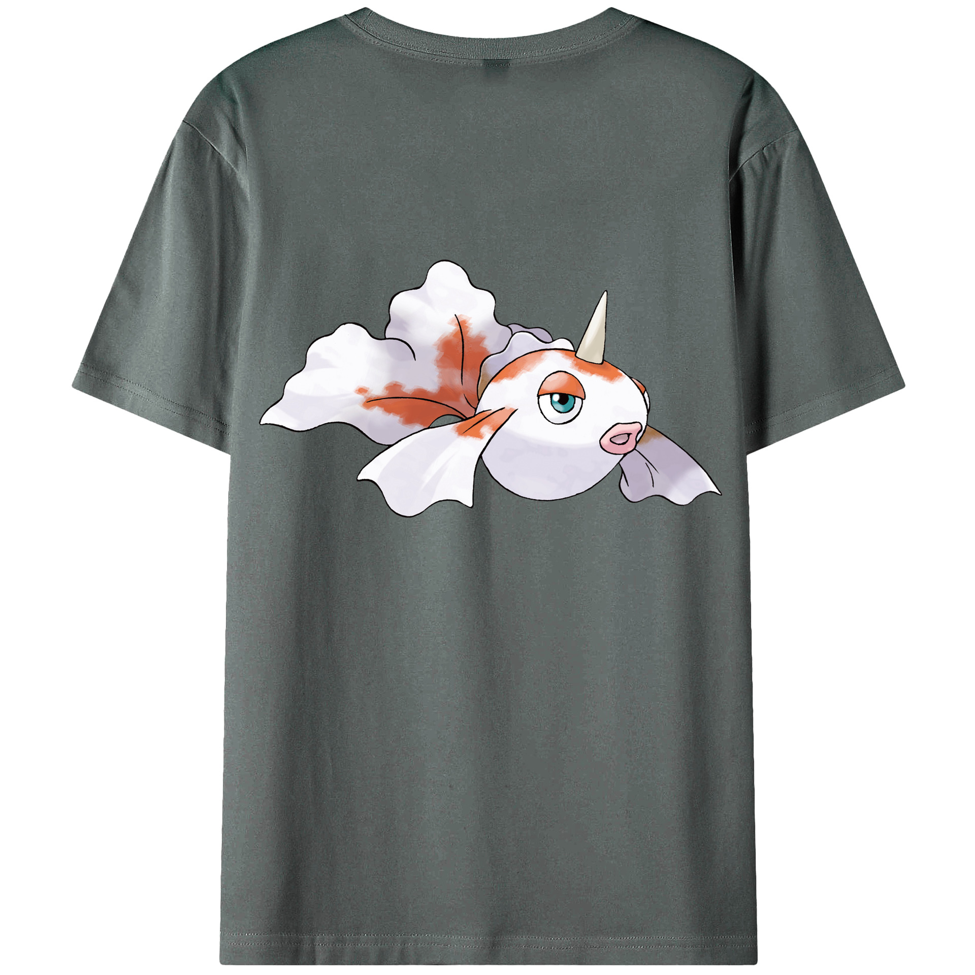 （画像用） ポケットモンスター Pokémon 綿100％ メンズ半袖Tシャツ（バックプリント） 通気性